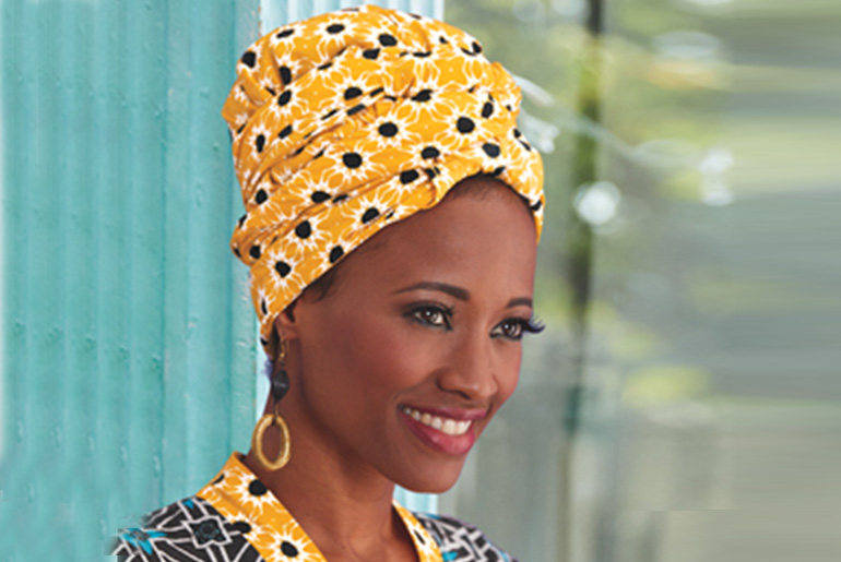Try These Three Stunning Head Wrap Styles - TCB