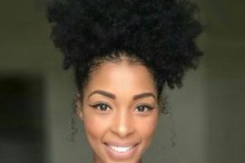 Type 4 natural hair: best up do's