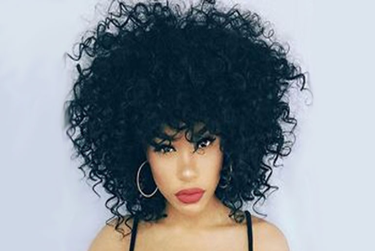 Afro hair with more volume