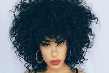 Afro hair: more volume