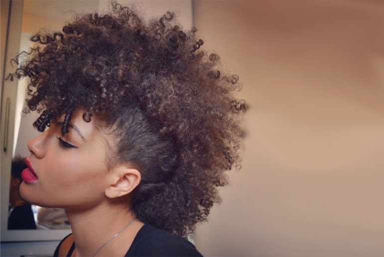 natural hairstyles: Frohawk