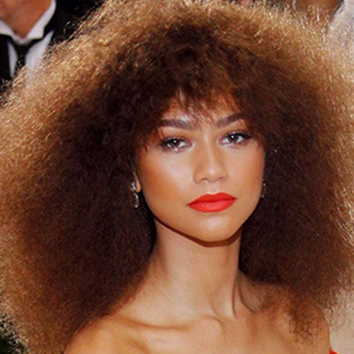 Zendaya Teased Black Afro Hairstyle  Steal Her Style